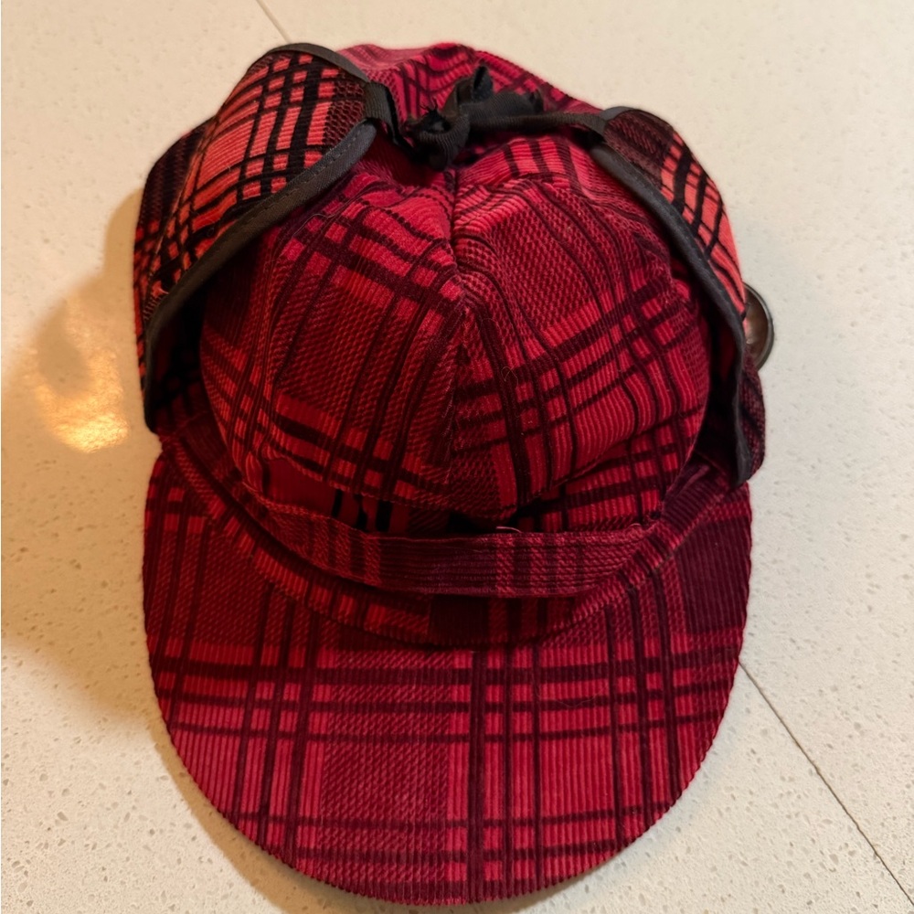 Vintage Hunting Cap w/ 1934 California License Pin